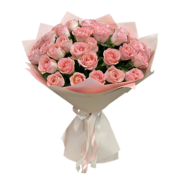 Blumenstrauß aus rosa Rosen