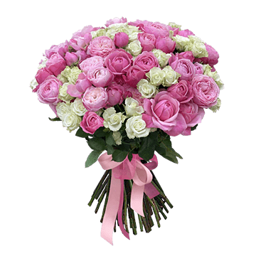 Bouquet of shrub roses