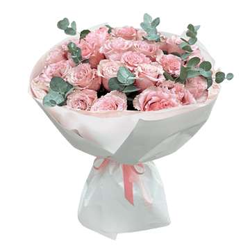 Bouquet of pink roses