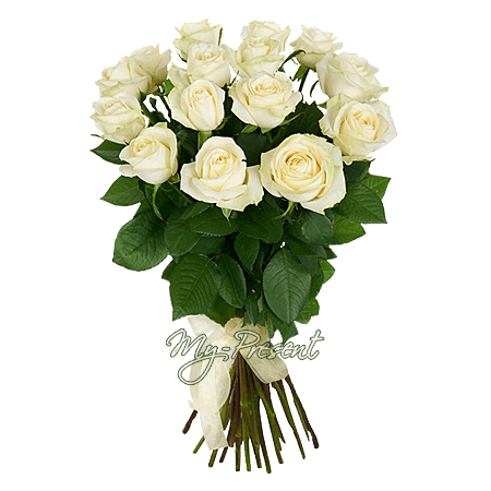 Букет из белых роз (60 см.)